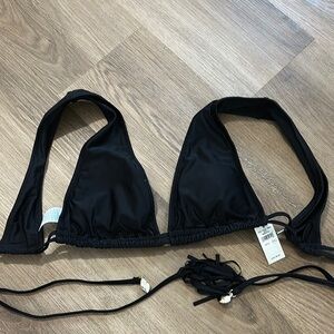 Black Triangle Bikini Top